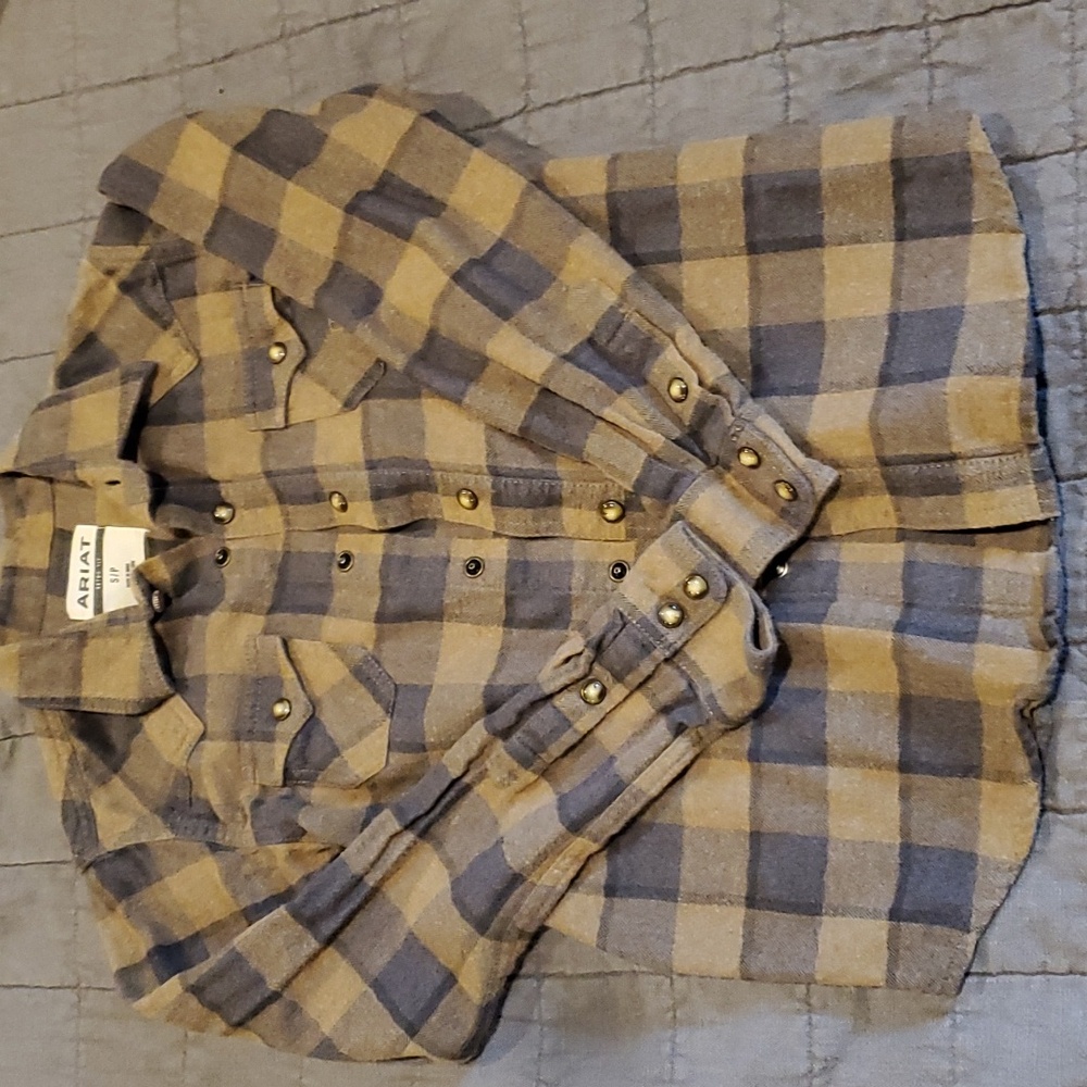 Boys ariat button down
